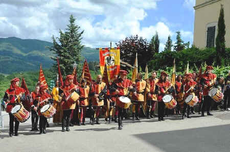 Festa del Vino wine festival at Montefioralle